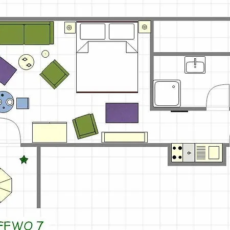 شقة Gaestehaus Seewald